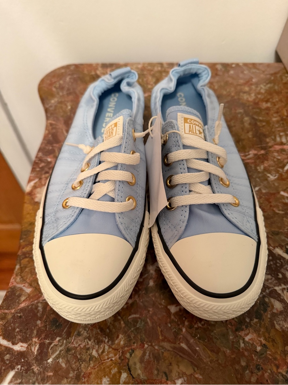 NWT Blue Converse Shoreline Slip 9.5